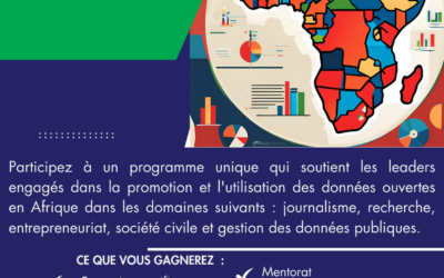 Appel à candidatures: Rejoignez le réseau des champions de l’ouverture des données!