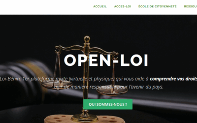OpenLoi-Bénin : Une Révolution Numérique pour l’Accès au Droit au Bénin